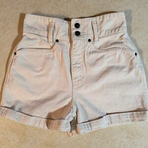 Vintage EXPRESS High Waist Jean Shorts 7/8